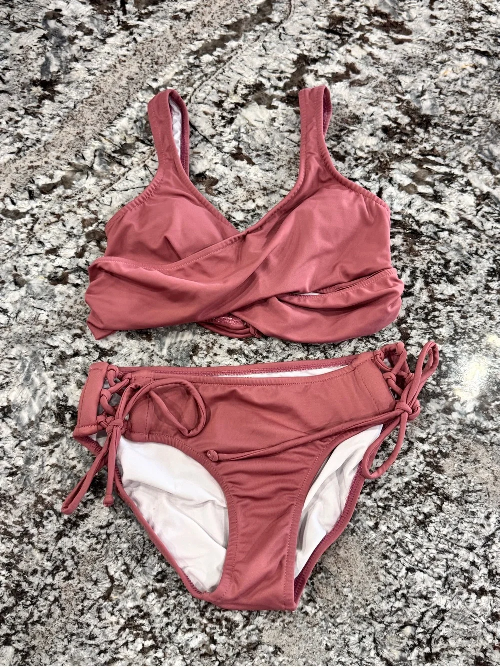 Venus Rose Mauve Two-Piece Bikini Set - Picture 2 of 12